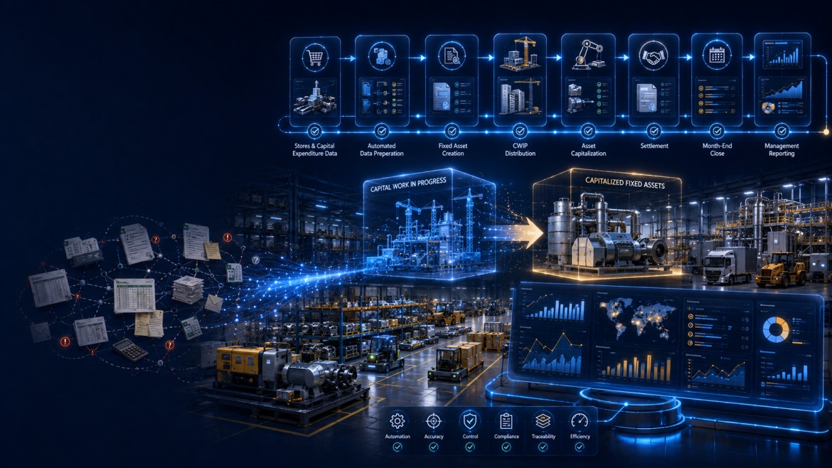 Transforming a 3–4 Day Manual Capitalization Process into an Efficient, Automated SAP Workflow